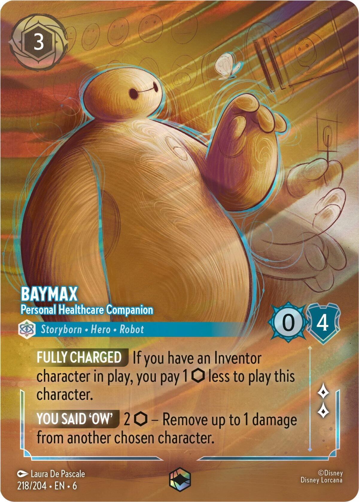 Baymax - Personal Healthcare Companion (Enchanted) (218/204) [Azurite Sea] | Gamers Paradise