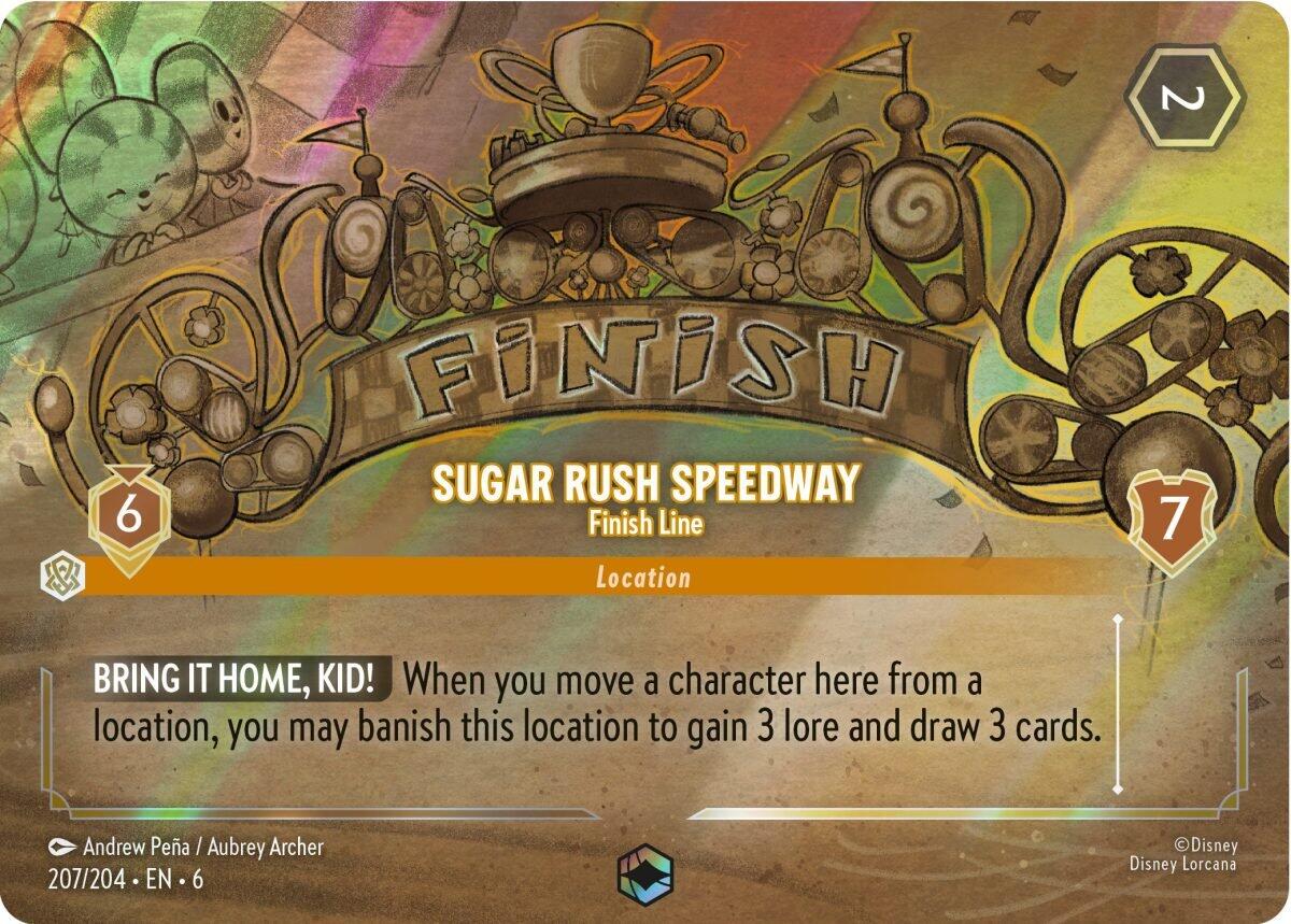 Sugar Rush Speedway - Finish Line (Enchanted) (207/204) [Azurite Sea] | Gamers Paradise