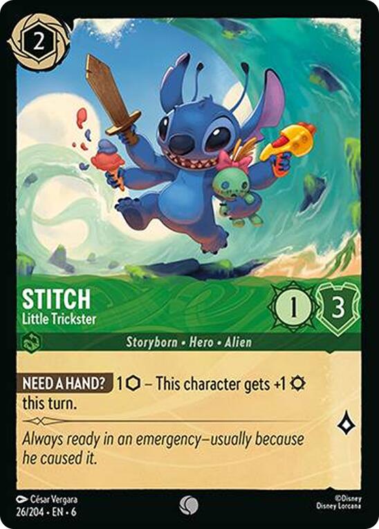 Stitch - Little Trickster (26/204) [Azurite Sea] | Gamers Paradise