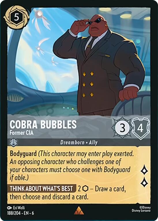 Cobra Bubbles - Former CIA (188/204) [Azurite Sea] | Gamers Paradise