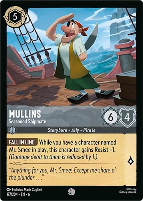 Mullins - Seasoned Shipmate (177/204) [Azurite Sea] | Gamers Paradise
