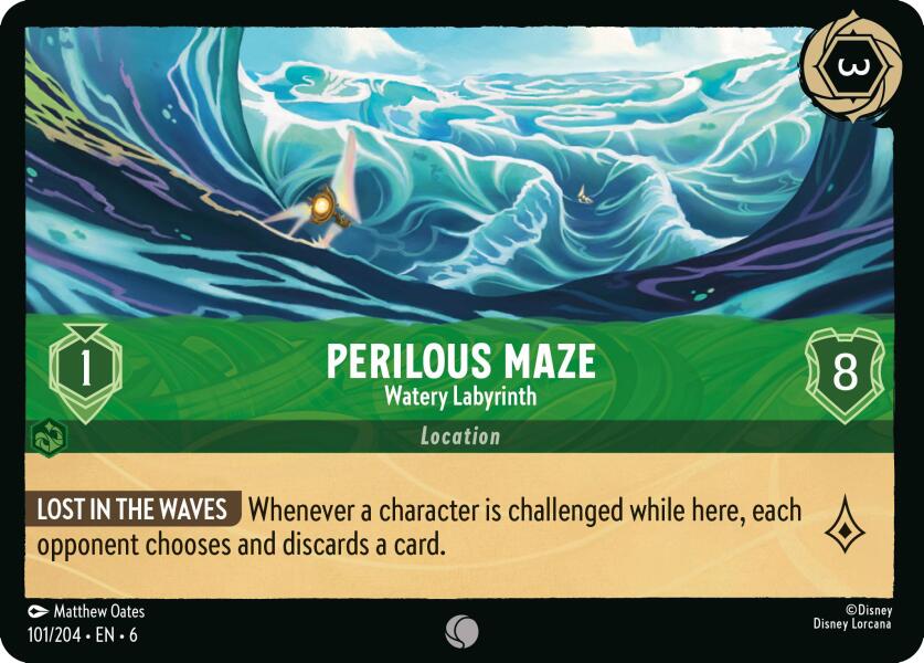 Perilous Maze - Watery Labyrinth (101/204) [Azurite Sea] | Gamers Paradise