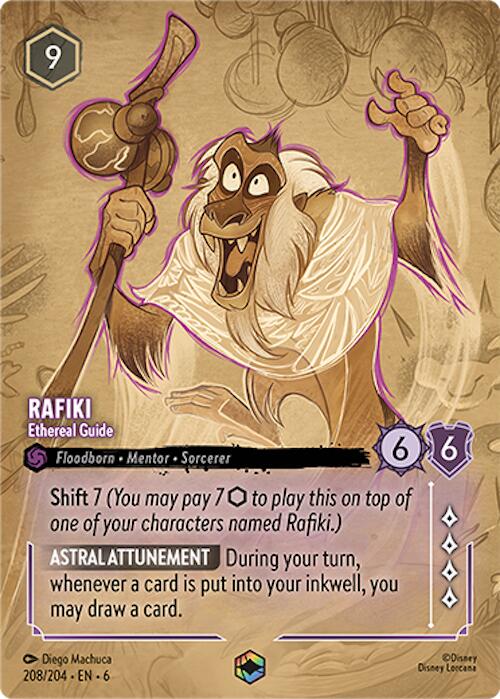 Rafiki - Ethereal Guide (Enchanted) (208/204) [Azurite Sea] | Gamers Paradise