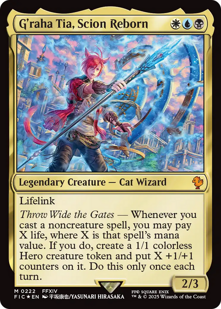 G'raha Tia, Scion Reborn (Surge Foil) [FINAL FANTASY Commander] | Gamers Paradise