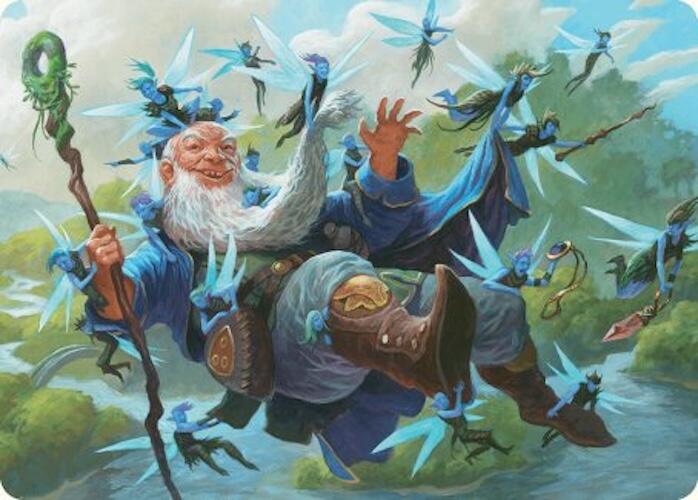 Mischievous Mystic Art Card (7/54) [Foundations Art Series] | Gamers Paradise