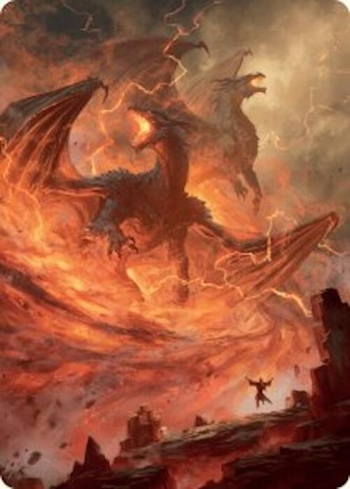 Rite of the Dragoncaller Art Card (38/54) [Foundations Art Series] | Gamers Paradise