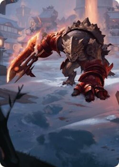 Searslicer Goblin Art Card (39/54) [Foundations Art Series] | Gamers Paradise