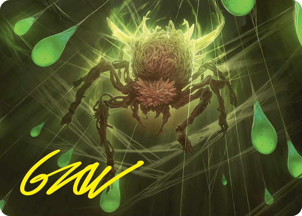 Spinner of Souls Art Card (13/54) (Gold-Stamped Signature) [Foundations Art Series] | Gamers Paradise