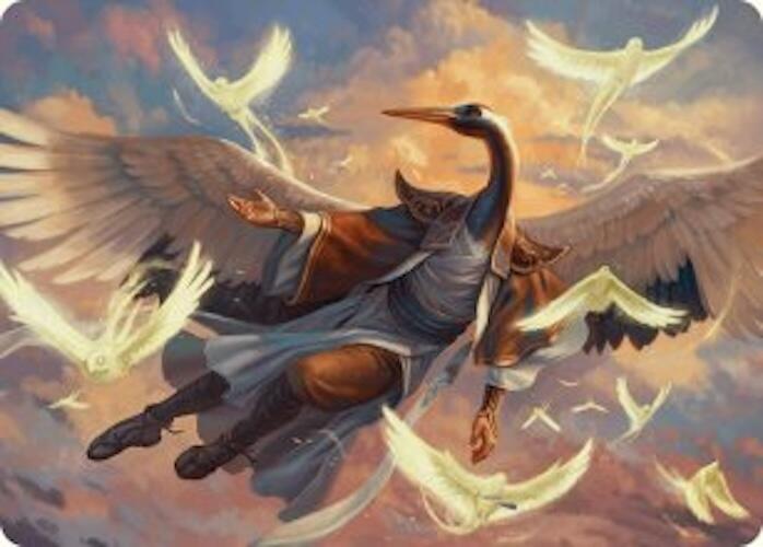 Kykar, Zephyr Awakener Art Card (16/54) [Foundations Art Series] | Gamers Paradise