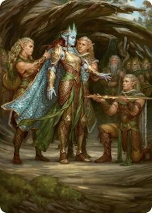 Lathril, Blade of the Elves Art Card (48/54) [Foundations Art Series] | Gamers Paradise