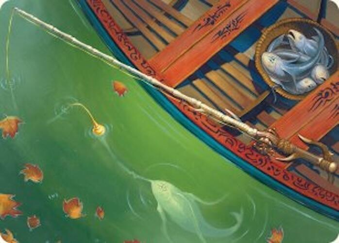 Fishing Pole Art Card (18/54) [Foundations Art Series] | Gamers Paradise