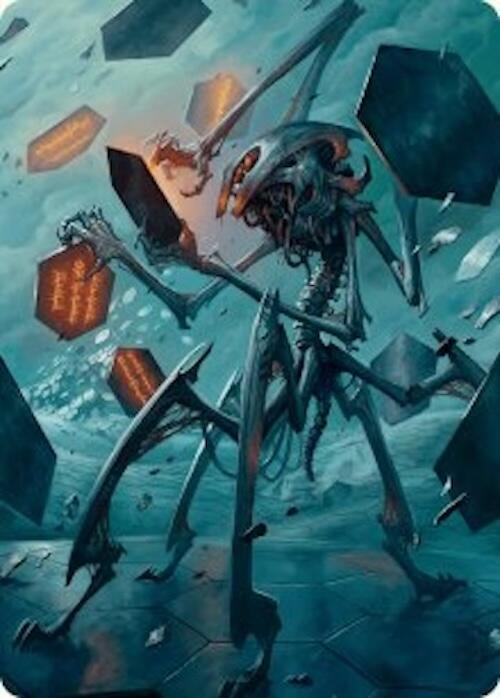 Scrawling Crawler Art Card (50/54) [Foundations Art Series] | Gamers Paradise