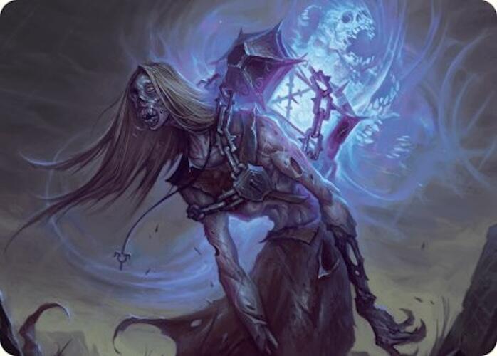Soul-Shackled Zombie Art Card (9/54) [Foundations Art Series] | Gamers Paradise