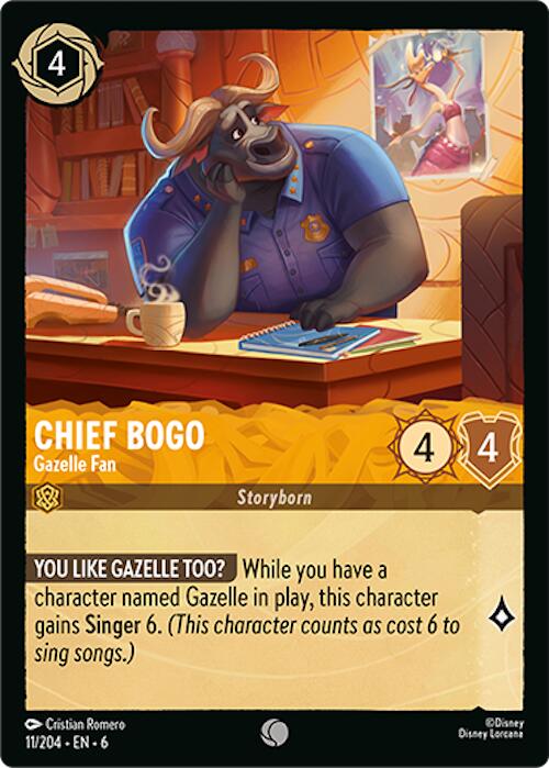 Chief Bogo - Gazelle Fan (11/204) [Azurite Sea] | Gamers Paradise