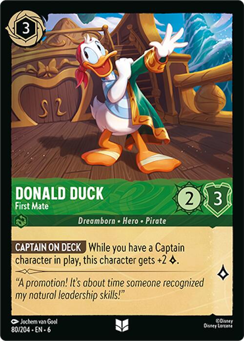 Donald Duck - First Mate (80/204) [Azurite Sea] | Gamers Paradise