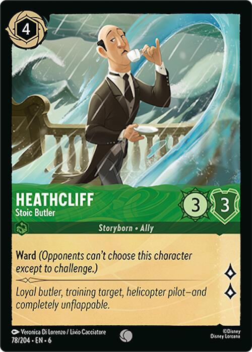 Heathcliff - Stoic Butler (78/204) [Azurite Sea] | Gamers Paradise