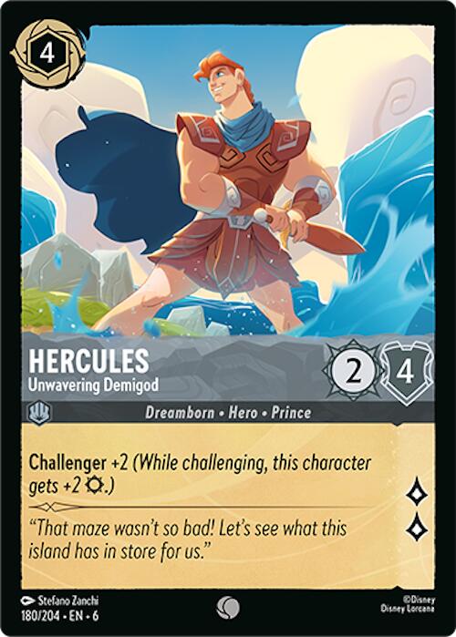 Hercules - Unwavering Demigod (180/204) [Azurite Sea] | Gamers Paradise