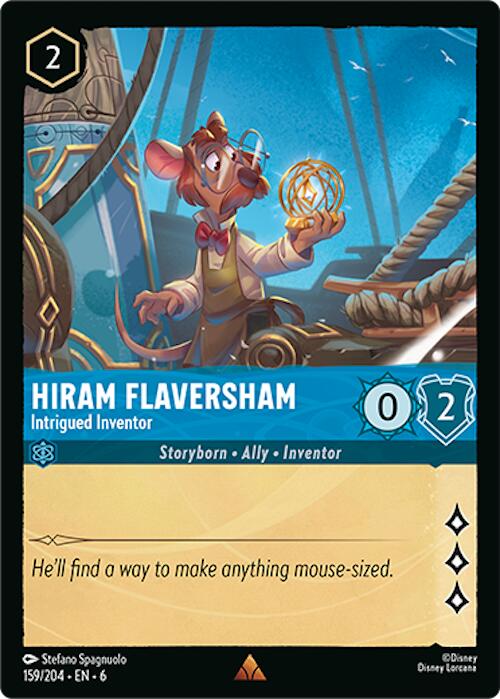 Hiram Flaversham - Intrigued Inventor (159/204) [Azurite Sea] | Gamers Paradise