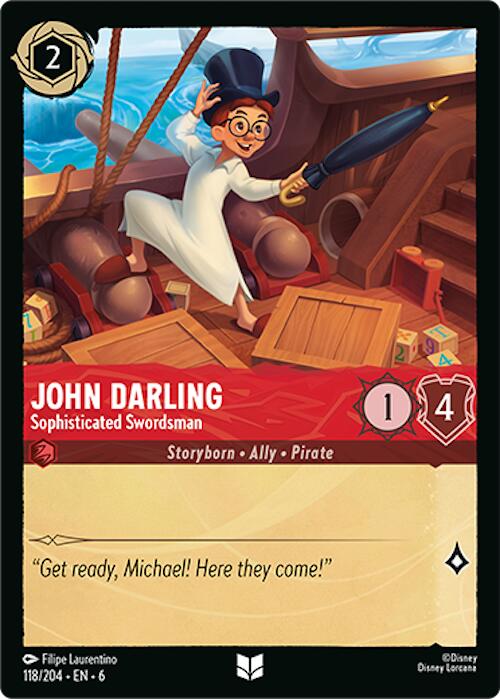 John Darling - Sophisticated Swordsman (118/204) [Azurite Sea] | Gamers Paradise
