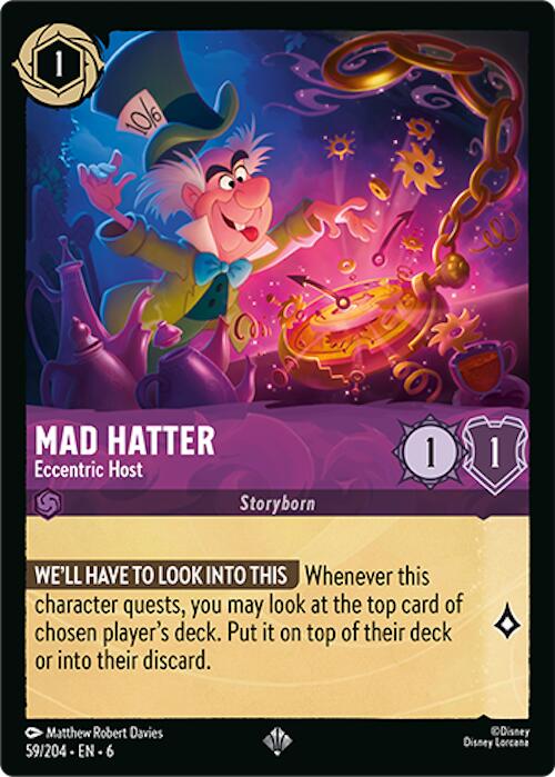 Mad Hatter - Eccentric Host (59/204) [Azurite Sea] | Gamers Paradise