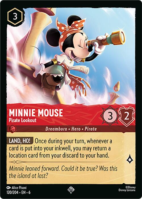 Minnie Mouse - Pirate Lookout (120/204) [Azurite Sea] | Gamers Paradise
