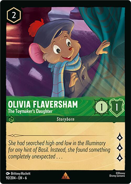 Olivia Flaversham - The Toymaker's Daughter (92/204) [Azurite Sea] | Gamers Paradise