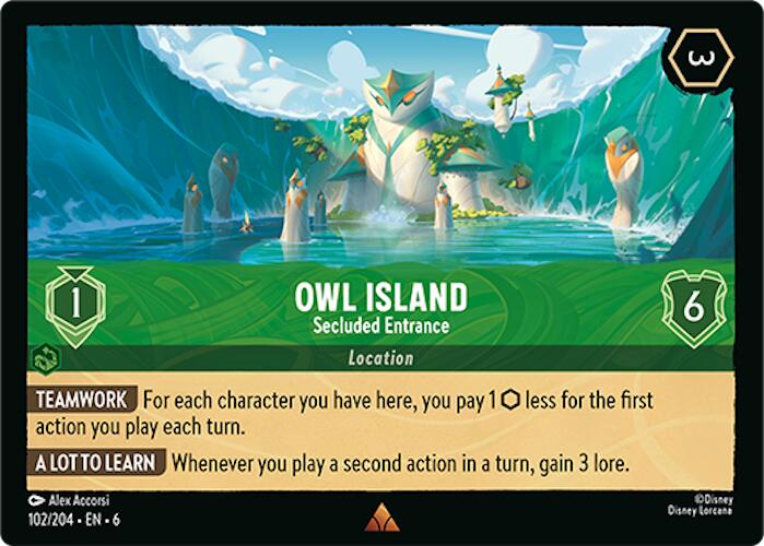 Owl Island - Secluded Entrance (102/204) [Azurite Sea] | Gamers Paradise