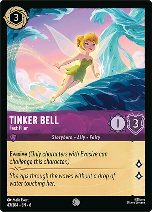 Tinker Bell - Fast Flier (43/204) [Azurite Sea] | Gamers Paradise