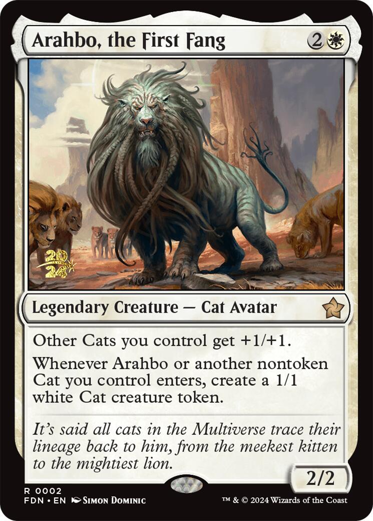 Arahbo, the First Fang [Foundations Prerelease Promos] | Gamers Paradise