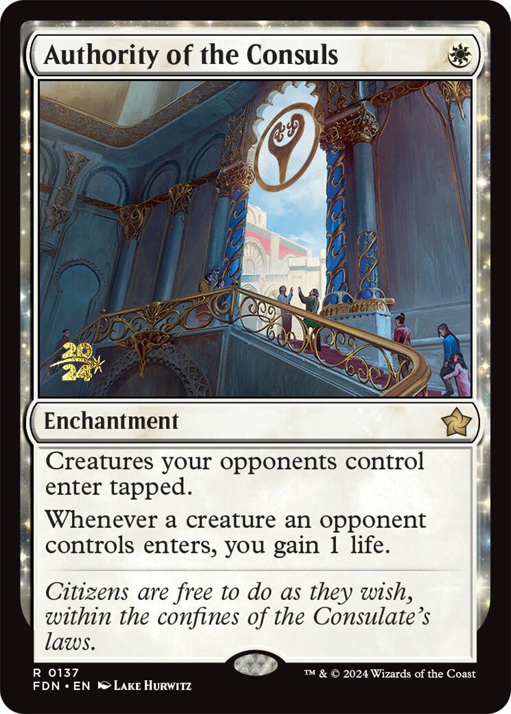 Authority of the Consuls [Foundations Prerelease Promos] | Gamers Paradise