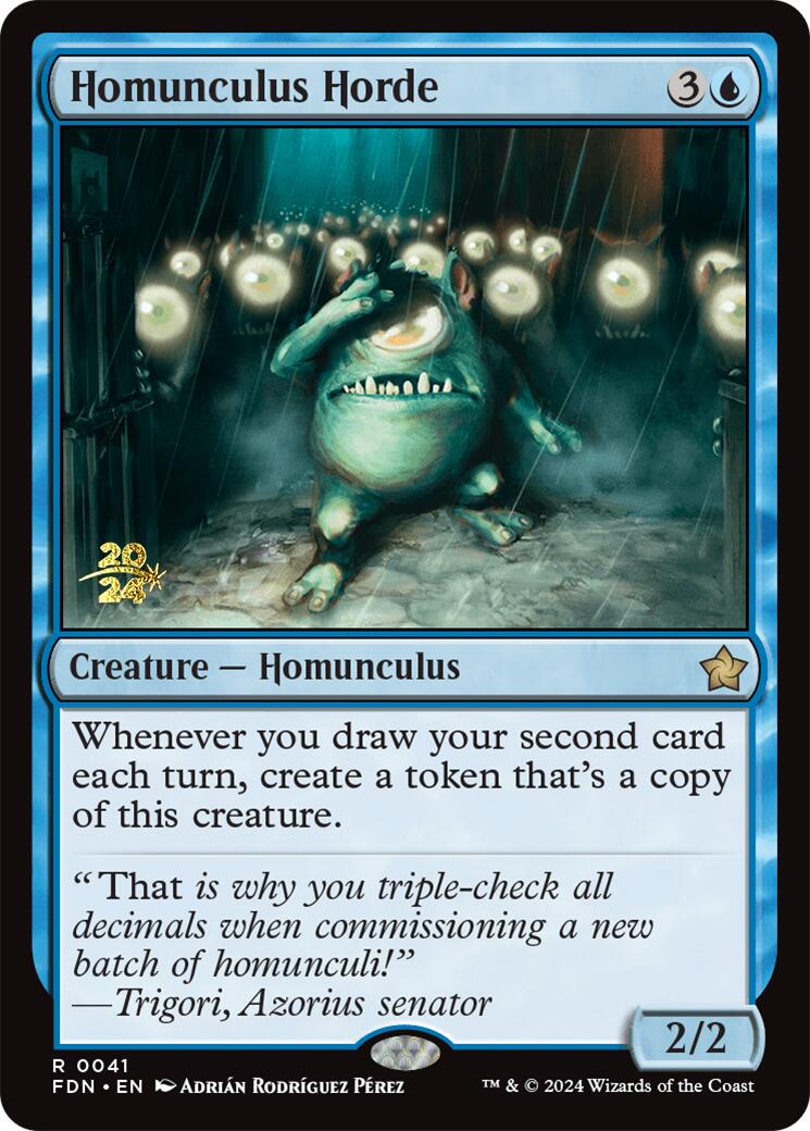 Homunculus Horde [Foundations Prerelease Promos] | Gamers Paradise