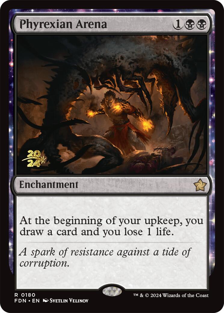 Phyrexian Arena [Foundations Prerelease Promos] | Gamers Paradise