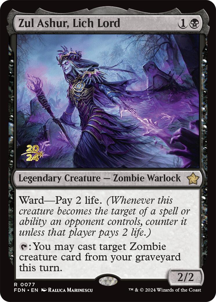 Zul Ashur, Lich Lord [Foundations Prerelease Promos] | Gamers Paradise