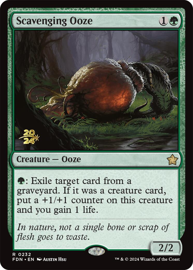 Scavenging Ooze [Foundations Prerelease Promos] | Gamers Paradise