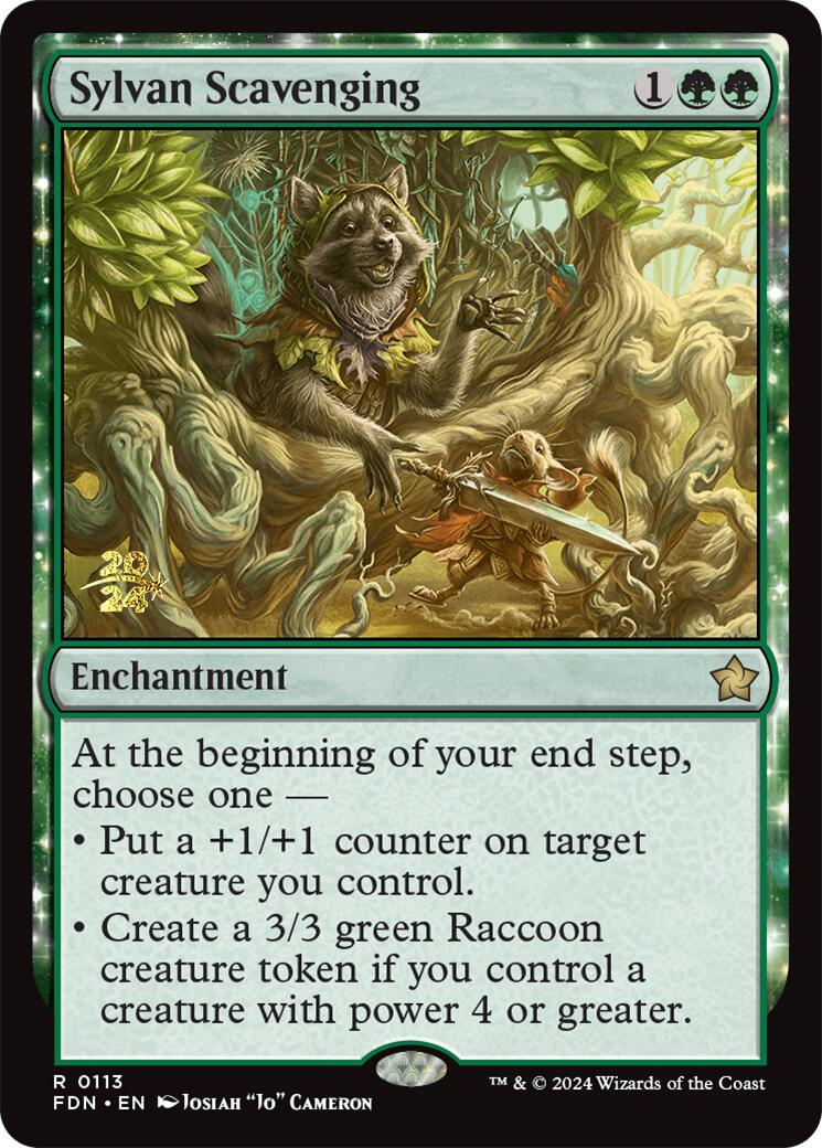 Sylvan Scavenging [Foundations Prerelease Promos] | Gamers Paradise