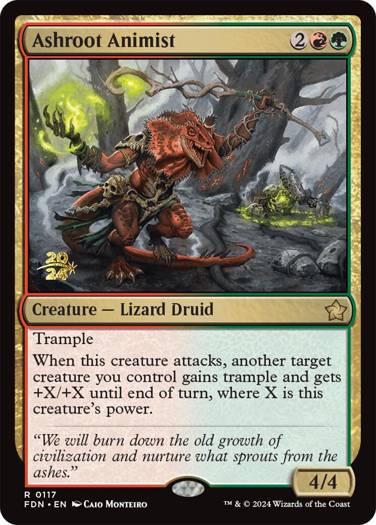 Ashroot Animist [Foundations Prerelease Promos] | Gamers Paradise