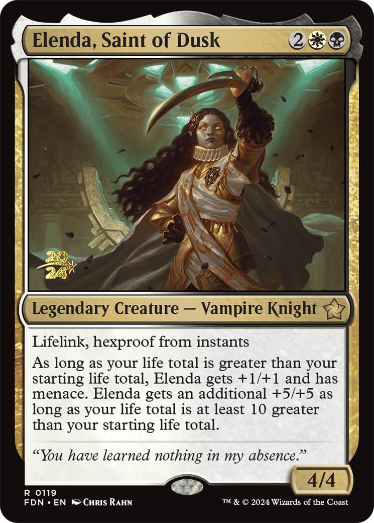 Elenda, Saint of Dusk [Foundations Prerelease Promos] | Gamers Paradise