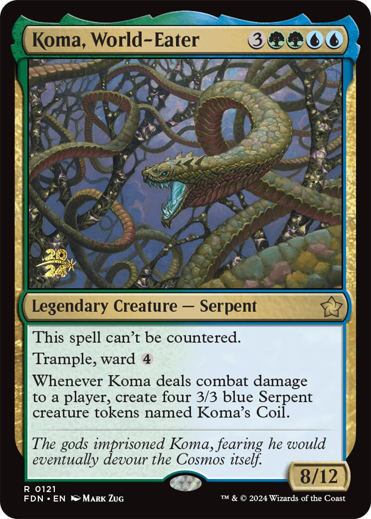 Koma, World-Eater [Foundations Prerelease Promos] | Gamers Paradise