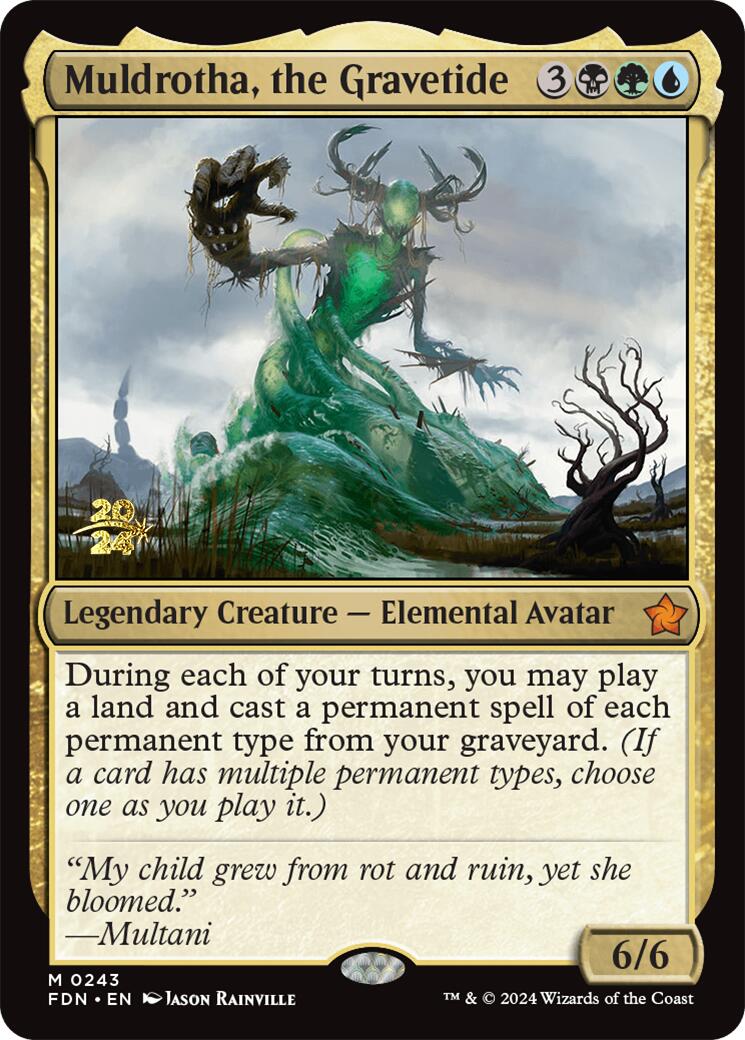 Muldrotha, the Gravetide [Foundations Prerelease Promos] | Gamers Paradise