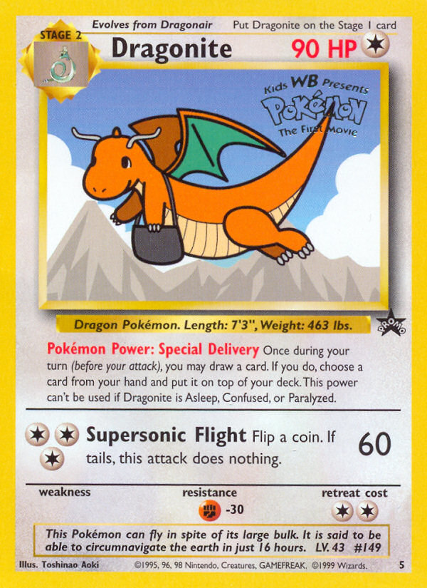 Dragonite (5) [Wizards of the Coast: Black Star Promos] | Gamers Paradise