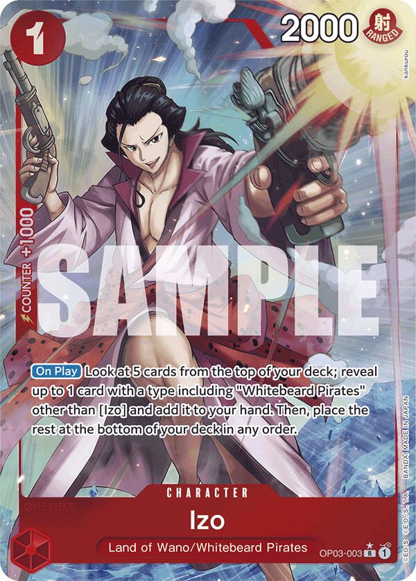 Izo (OP03-003) (Full Art) [Premium Booster -The Best-] | Gamers Paradise