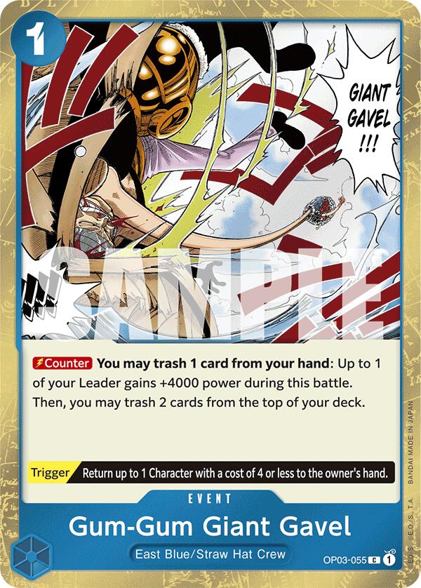 Gum-Gum Giant Gavel (Jolly Roger Foil) [Premium Booster -The Best-] | Gamers Paradise