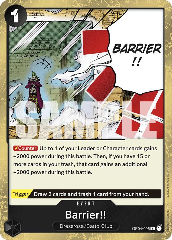 Barrier!! (Jolly Roger Foil) [Premium Booster -The Best-] | Gamers Paradise