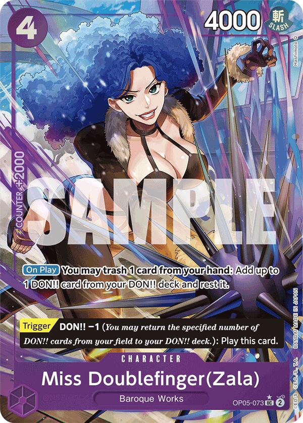 Miss Doublefinger(Zala) (Full Art) [Premium Booster -The Best-] | Gamers Paradise