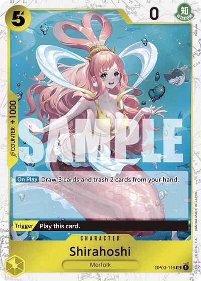 Shirahoshi (OP03-116) (Jolly Roger Foil) [Premium Booster -The Best-] | Gamers Paradise