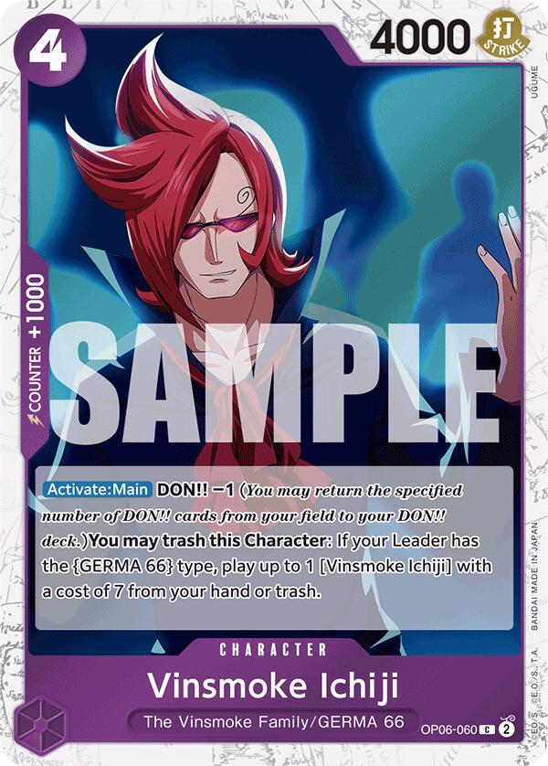 Vinsmoke Ichiji (OP06-060) (Jolly Roger Foil) [Premium Booster -The Best-] | Gamers Paradise