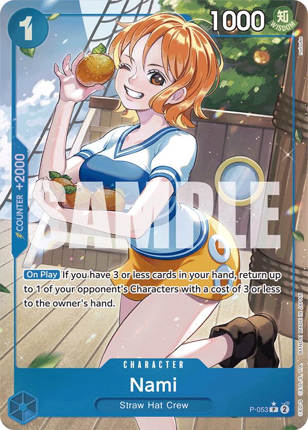 Nami (P-053) (Full Art) [Premium Booster -The Best-] | Gamers Paradise