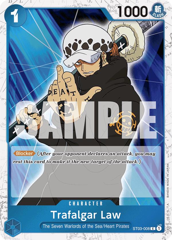 Trafalgar Law (ST03-008) (Jolly Roger Foil) [Premium Booster -The Best-] | Gamers Paradise