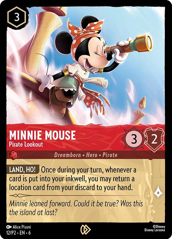 Minnie Mouse - Pirate Lookout (12/P2) [Promo Cards] | Gamers Paradise