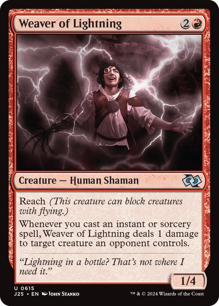 Weaver of Lightning [Foundations Jumpstart] | Gamers Paradise